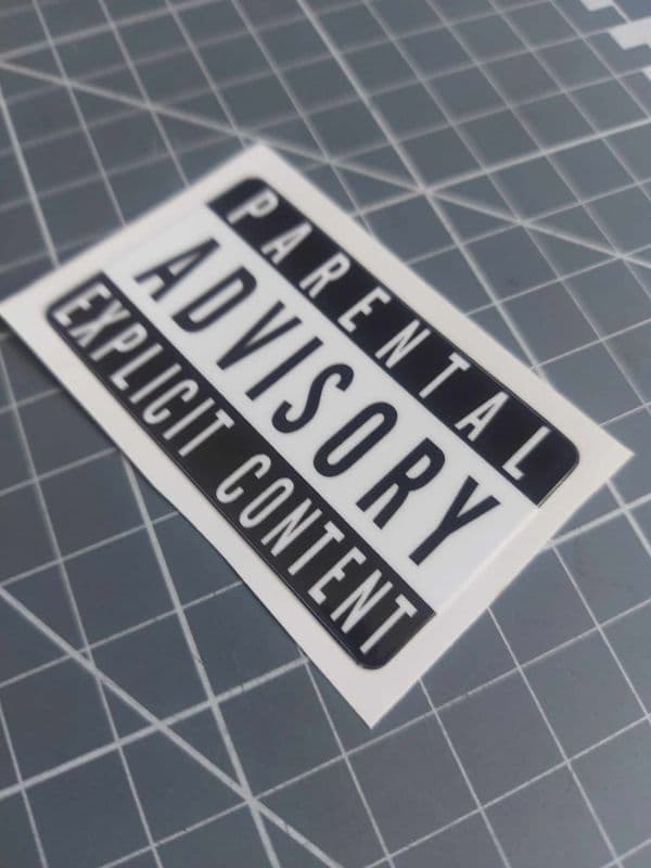 Parental Advisory Badge Spoof