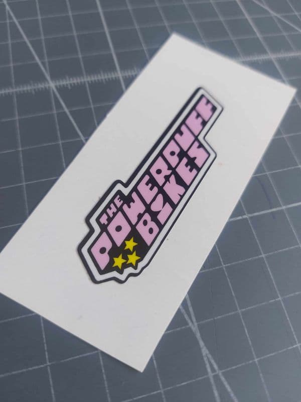 Powerpuff Girl Bikes Badge Spoof