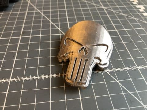 Punisher Head tube Badge
