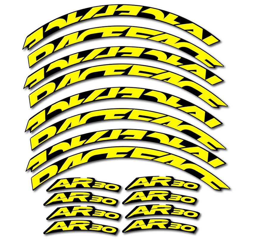 RaceFace Ar27 & 30 Offset  Rim Stickers