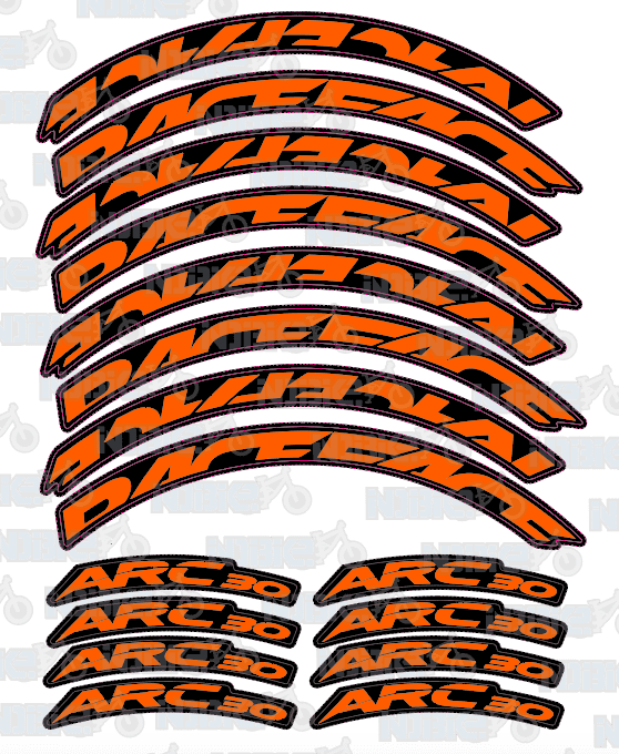 RaceFace Arc27, 30 & 35 rim decals