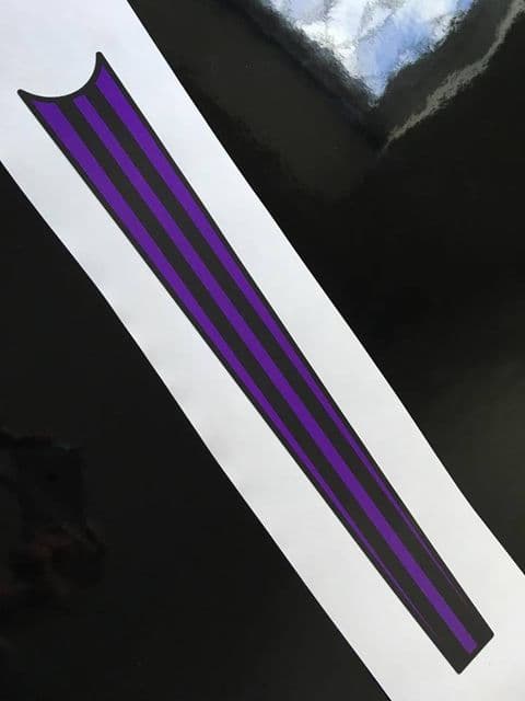 Racing Stripes Top Tube (selectable colour)
