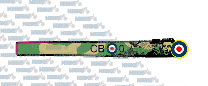 Raf Remembrance Churchill Vera Lynn Top Tube Graphic