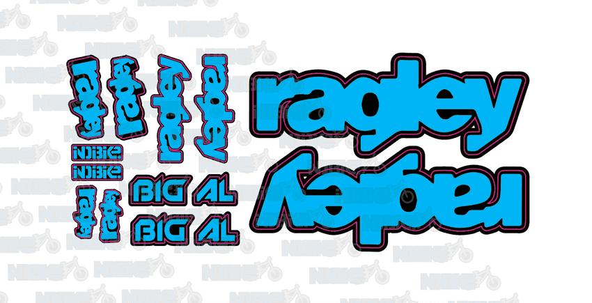 Ragley Bikes Big Al Graphics Stickers