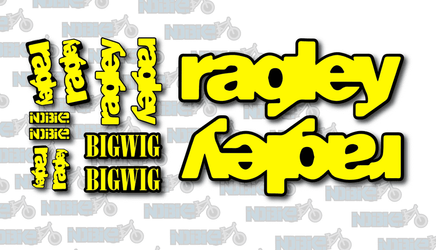 Ragley Bikes BigWig Graphics Stickers