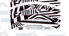 Red Bull Dazzle Camouflage  Full Rim Graphics