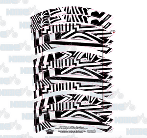 Red Bull Dazzle Camouflage Full Rim Graphics