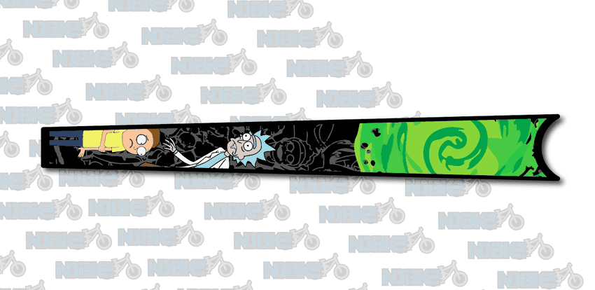 Rick & Morty Top Tube Graphic Protection