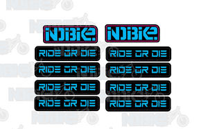 Ride Or Die Handlebar Graphic Set