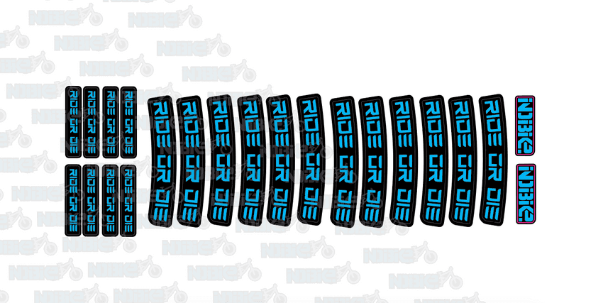 Ride Or Die Rim & Handlebar Graphic Set