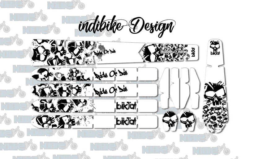 Ride or Die Skull BikTat Kit