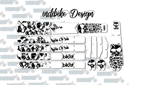 Ride or Die Skull BikTat Kit