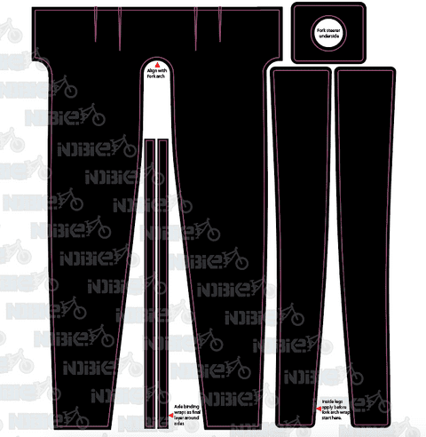 Rigid Fork Wrap Single Colour