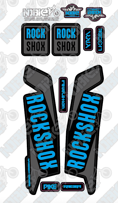 Rock Shox 2017 Fork Graphcs Pike Recon Reba Revelation & Yari