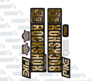 Rock Shox 2018 Desert Camouflage Fork Decals