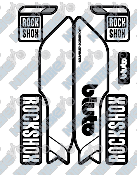 Rock Shox Bluto 2016 Decals