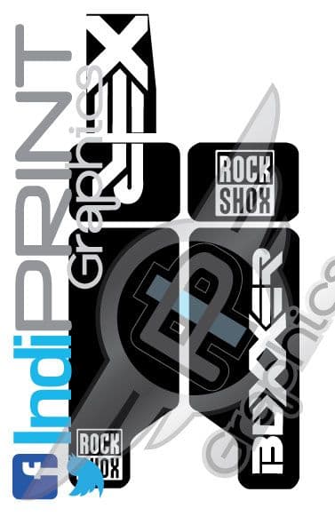 Rock Shox Boxxer 2010 Decals
