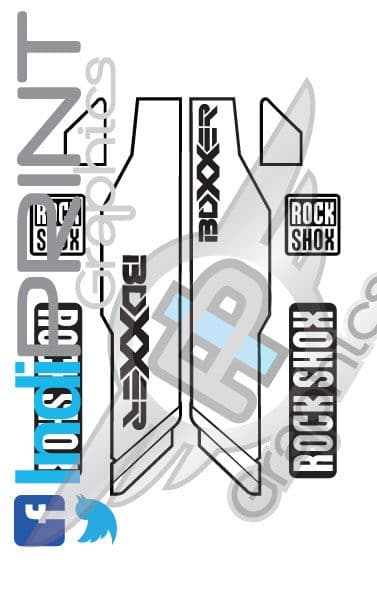 Rock Shox Boxxer 2014 Decals