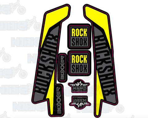 Rock Shox Boxxer 2016 Custom Fork Graphcs