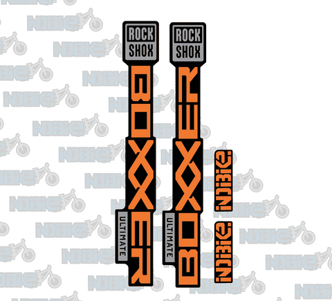 Rock Shox Boxxer Ultimate & Standard Fork Graphics 2023