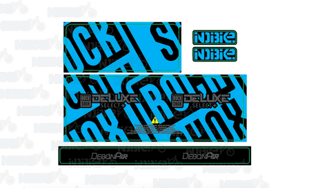 Rock Shox Deluxe Select + & Ultimate 2019 Shock Graphic