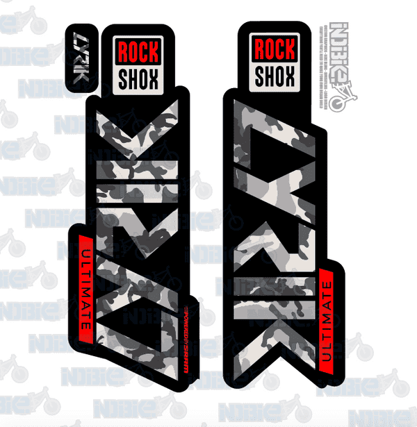 Rock Shox Lyrik Ultimate Select + Camouflage Decals