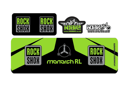 Rock Shox Monarch RL Plus Shock Graphics