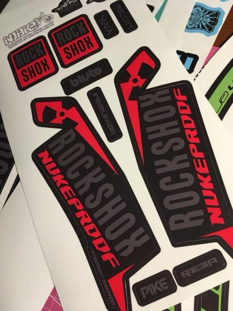 Rock Shox Multi Selection Nukeproof Themed 2016 Fork Graphcs