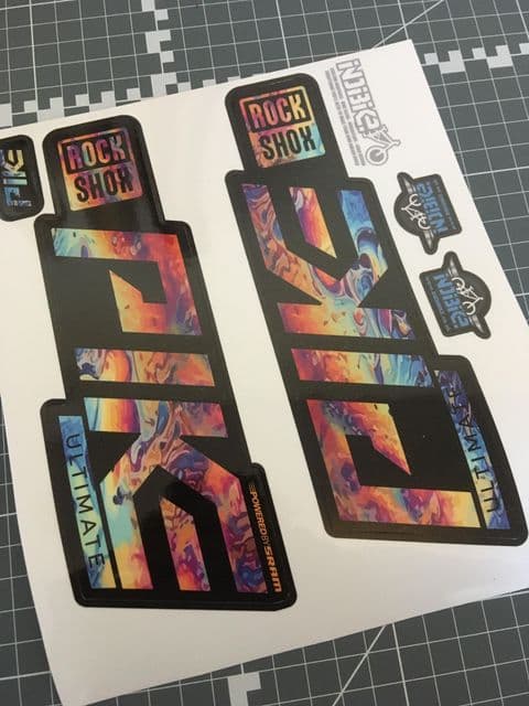 Rock Shox Pike Ultimate Oil Slick Fork Graphcs