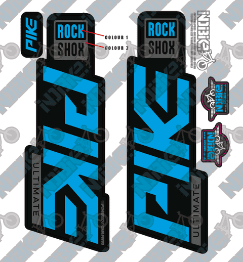 Rock Shox Pike Ultimate & Select + Fork Graphcs