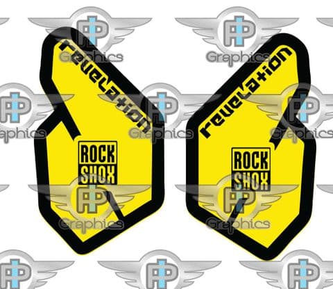 Rock Shox Revelation 2011 Decals