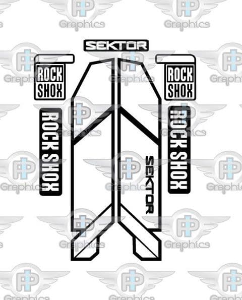Rock Shox Sektor Decals