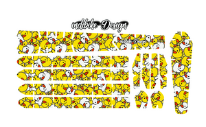 Rubber Duck Pattern Bike Tattoo Kit