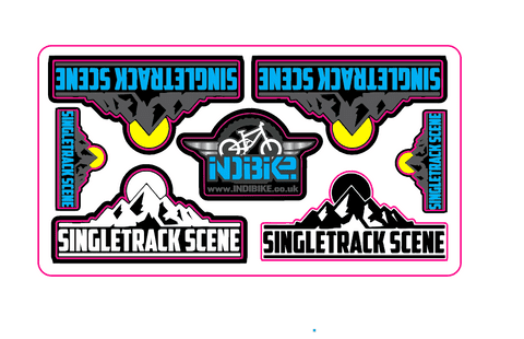 Single Track Scene Sticker Pack