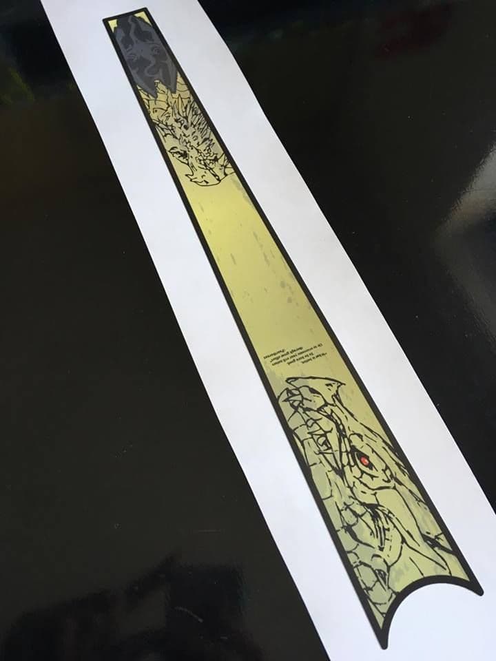 Skyrim Dragon Top Tube Graphic