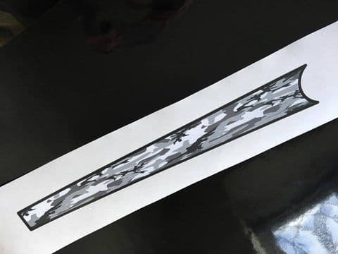 Snow Camouflauge Top Tube Graphic