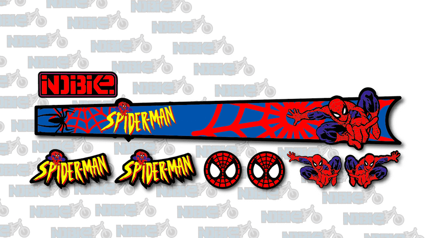 Spider Man Top Tube Graphic