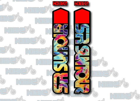 SR Suntour Oil Slick Universal Fit Graphics