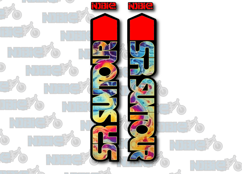 SR Suntour Oil Slick Universal Fit Graphics