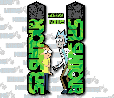 SR Suntour Rick & Morty Universal Fit Graphics
