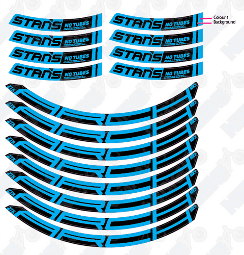 Stans Arch Ex MK3 rim decals