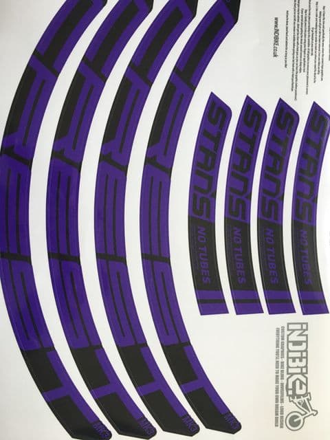 Stans Crest MK3 rim decals