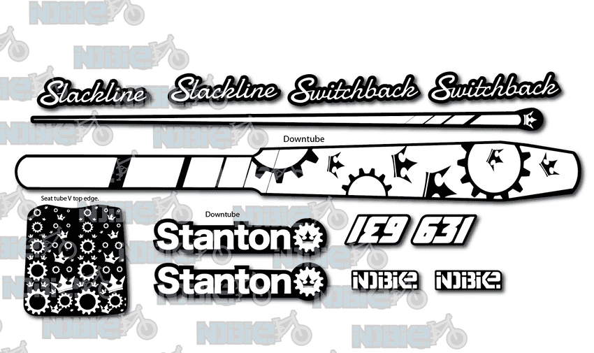 Stanton Switchback 631 2017-19 Stickers/Decals