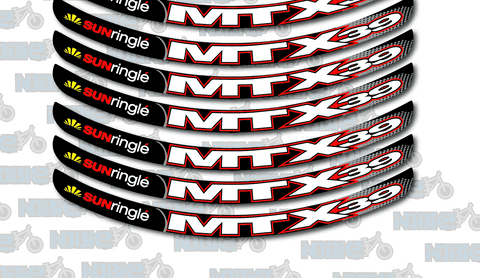 Sun Ringle MTX 33 & 39 Rim Graphics