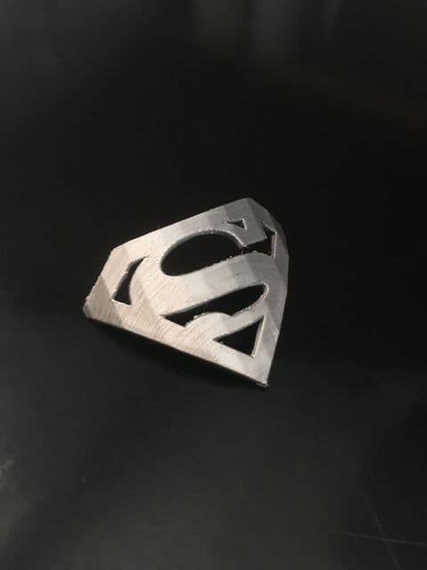 SuperMan Headtube Badge