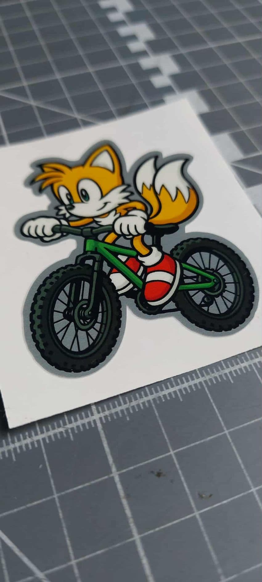Tails On A Bike Sticker