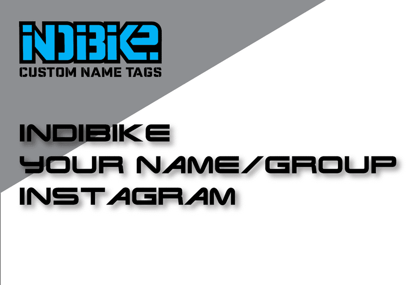 Terminator Movie Bike Cycling Name Tag Hashtag Vinyl Cut