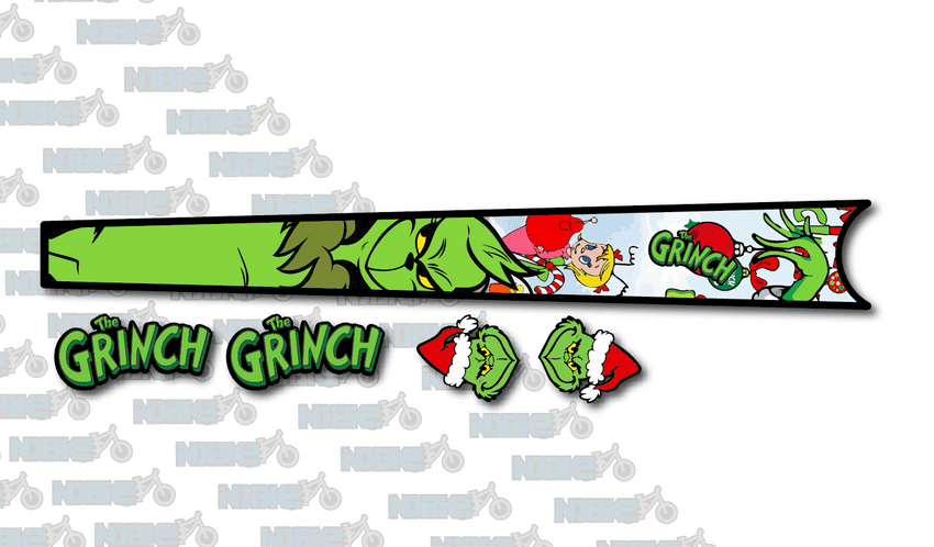 The Grinch Top Tube Graphic
