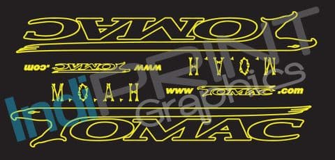 Tomac MOAH decal/sticker set