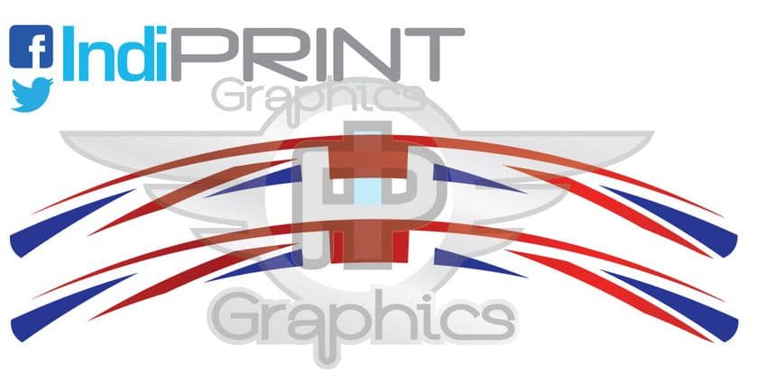 Union Jack Rim Decals 26